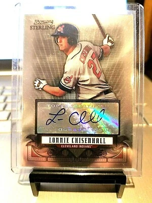 2008 LONNIE CHISENHALL BOWMAN STERLING PROSPECTS "AUTO" #BSP-LC MINT. - Imagem 1 de 4
