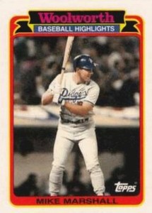 1989 Topps Woolworth Baseball Highlights Baseball 26 Mike A. Marshall
