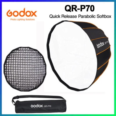 Godox QR-P70 70cm Bowens Parabolic Grid Softbox Quickly Release For LED LIGHT - Image 1 of 4