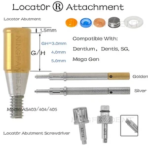 Tornillo de pilar localizador de implantes 3/4/5,0 mm GH tapa macho y herramienta para Den-tium Mega Gen - Imagen 1 de 143