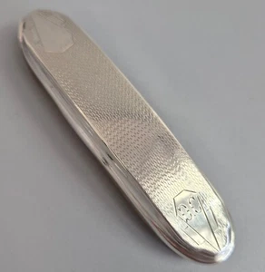 Vintage Art Deco 1934 Solid Silver Handled Nail Buffer Manicure William Adams - Bild 1 von 6