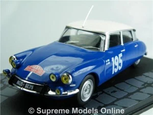 CITROEN DS 21 CAR MODEL RALLY 1:43 SCALE TOIVONEN MIKANDER 1966 IXO T3412Z - Picture 1 of 5