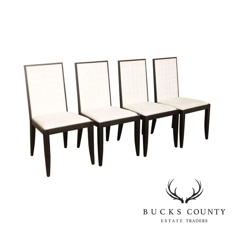 Costantini Pietro Italian Modern Set 4 Dining Chairs Cover