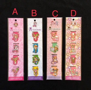 Tokidoki Magnetic Bookmark 1 Set ( 4 pcs ) Anime Character (See Pictures) E1-275 - Picture 1 of 18