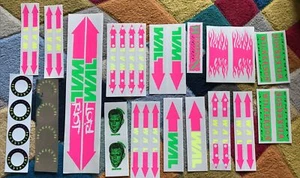 Wilkerson Airlines WAL Mega Bündel Aufkleber - auf klarem Vinyl - Mittelschule BMX. - Bild 1 von 13