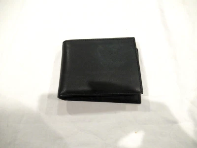 Swank black leather wallet, bifold - Image 1 of 4