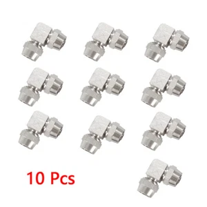 10Pcs Pneumatic Elbow Connector KNPV-8 Hose OD 8mm Tube Fast Twist Fittings - Picture 1 of 5