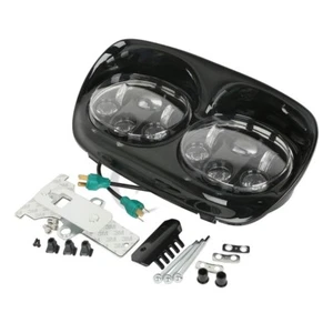 Eagle Lights Road Glide LED Black Headlight Conversion Kit 1998 - 2013 - Picture 1 of 7