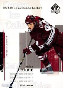 2004-05 SP Authentic #69 Mike Comrie