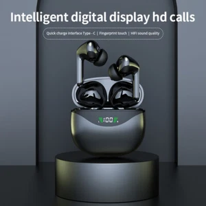 Wireless Earbuds Bluetooth 5.1 Waterproof Headphones for iPhone Samsung Android - Picture 1 of 12