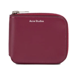 CARTERA ACNE STUDIOS LOGO CREMALLERA ALREDEDOR HECHA EN ITALIA 55243215 - Imagen 1 de 4