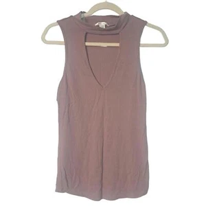 Bozzolo Tanktop tiefer V-Ausschnitt Dusty Rose Large RT 52232L - Bild 1 von 3