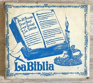 La Biblia 10 LP Latin Rare Clear Blue Colored Vinyl Records Musimex VG+ - Picture 1 of 6