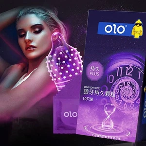10Pcs/Box Condoms Tight 52mm Spike G-spot Ultra Thin Latex Condoms Men Products - Picture 1 of 12