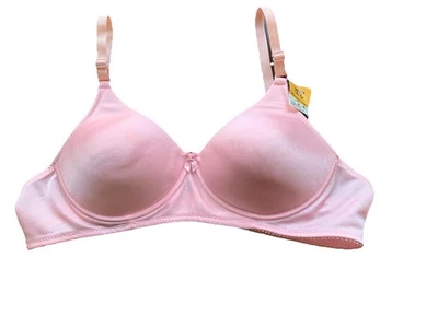 Sujetador para mujer Bestform 36C bonito rosa ligeramente acolchado para modestia sin alambres etiquetas nuevas con etiquetas Foto 1 de 4