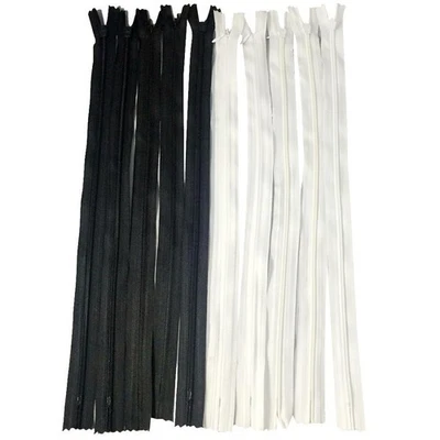 10 Pieces Invisible Nylon Closed End Zips Zipper for Sewing - Image 1 of 4