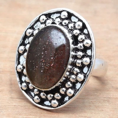 Sunstone Gemstone Handmade Silver Jewelry  "8" - Image 1 of 4