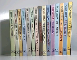 Patrick O' Brian Jack Aubrey Stephen Maturin Series Paperback Morton Lot 15 + 1 - Foto 1 di 21