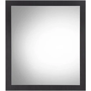ACME Eos Rectangular Wooden Frmae Mirror in Walnut Black - Picture 1 of 2