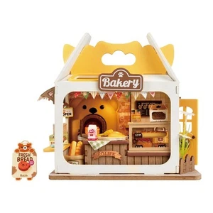 Robotime DS033 Rolife Teddy’s Breadbox DIY Miniature House Kit - Picture 1 of 6