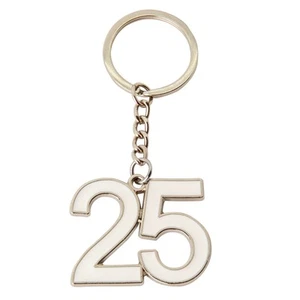 ETM ETM Zama Portachiavi 25 Anni 4 Cm Bianco Argento 12 Pz - Imagen 1 de 1