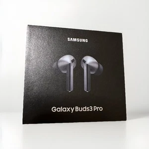 Samsung Galaxy Buds3 Pro NEU Silver USB-C Bluetooth Headsets - UNBENUTZT! & OVP! - Zdjęcie 1 z 14
