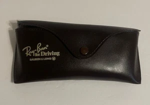 Vintage Ray-Ban for Driving Bausch & Lomb Hartledertasche braun. - Bild 1 von 4