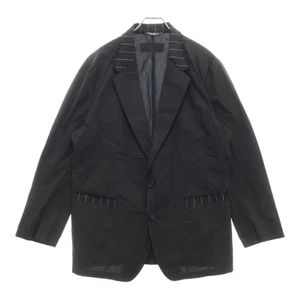 DOLCE & GABBANA STRIPE CHANGE 2B TAILORED JACKET BLACK G2LW5T Used 677d6a7fbe897 - Picture 1 of 8