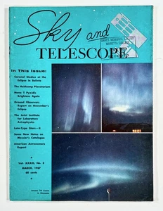 1967 Mar SKY & TELESCOPE Eclipse Observation HEITKAMP PLANETARIUM Astrophysics  - Picture 1 of 8