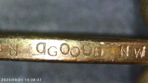 2007 P John Adams Dollar, Doubled Edge Lettering Error - Picture 1 of 7