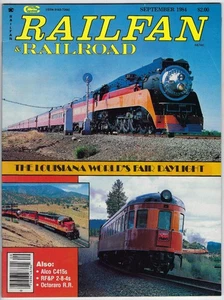 Revista Railfan & Railroad 1984 septiembre vol. 5 Nº 6 NUEVO estado casi nuevo (9,4) - Imagen 1 de 1