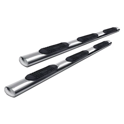 For Ford F-250 Super Duty 99-16 4" Magnum Wheel-to-Wheel Polished Oval Step Bars Foto 1 de 4