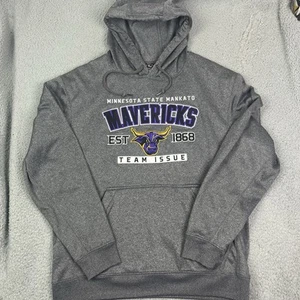 MSU Mankato State University Mavericks Hoodie Sweatshirt Team Issue Pullover Gr. L - Bild 1 von 8