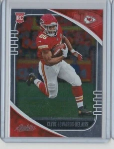CLYDE EDWARDS-HELAIRE 2020 ABSOLUTE FOOTBALL ROOKIE CARD-KC FANS GRAB IT TODAY!! - Picture 1 of 11