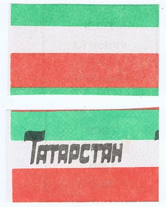 TATARSTAN 1st BANKNOTE PICK # 1 ISSUED GREEN COUPON ERROR without REVERSE PRINT - Picture 1 of 3