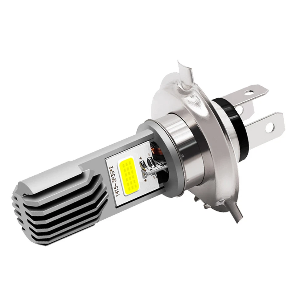 White LED Headlight Bulb Hi/Low for Aprilia RSV 1000 Mille R 2000-2003 H4 12V Foto 1 de 4