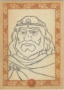 Aragorn Strider LOTR Lord of the Rings Hobbit Rankin Bass Sketch Card 1/1 - Picture 1 of 2