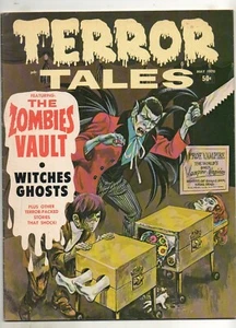 Terror Tales Vol 2 #3 ALTO GRADO EN MUY BUEN ESTADO/NM 9,0! ¡Vampire Desmembment Cov! Gory 1970 - Imagen 1 de 2
