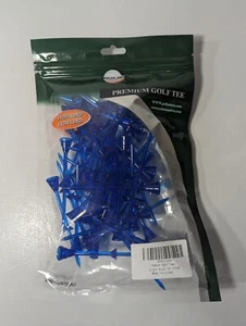 NEW - Golf Plastic Tees 3 1/4 Inch Long Reduce Friction Step Golf Tee 50 Pack - Picture 1 of 4