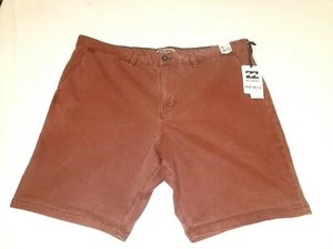 🟢Neu Billabong New Order Stretch Shorts Wave Wash Sangria Rot Herren Größe 40 - Bild 1 von 9