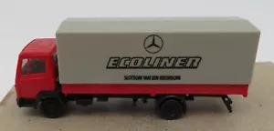 B MICRO HERPA HO 1/87 Camion MB MERCEDES SK ECOLINER Senza Scatola Occasione - Foto 1 di 8