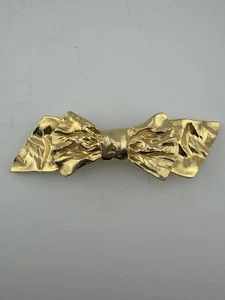 Vintage 80er signiert Mimi Di N Metall Goldband 2 Stück Gürtelschnalle 1,25" 1986 - Bild 1 von 8