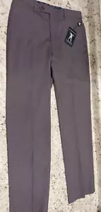 Lauren Ralph Lauren NWT Med Gray Men's Dress Pants Ultra Flex Flat Front 32X32 - Picture 1 of 7