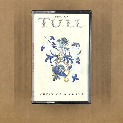 JETHRO TULL Cassette Tape CREST OF A KNAVE 80s Rock Prog IAN ANDERSON - Image 1 of 4