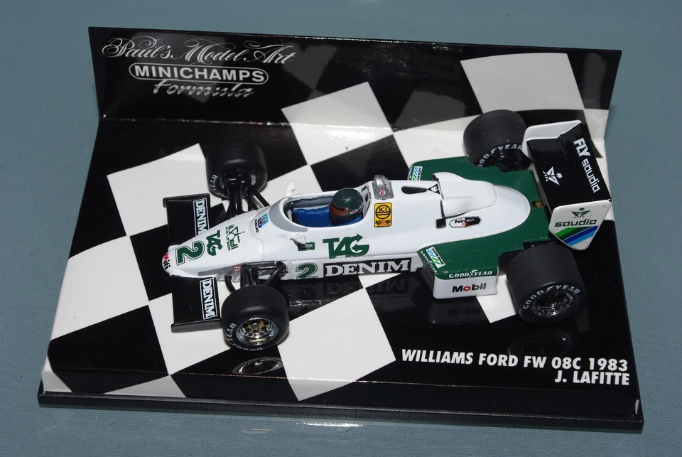Minichamps F1 1/43 WILLIAMS FORD FW08C - JAQUES LAFITTE - 1983 - Image 1 of 1