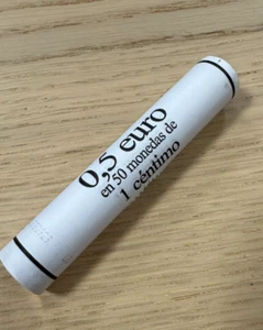 SPAIN 2024 1 cent UNC Mint Coin Roll. 50 coins x 1 eurocent. KM#1144 - Picture 1 of 5
