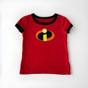 Girls Disney Store Incredibles 2 Tshirt Ringer Sz S (5/6) - Picture 1 of 1