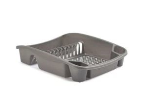 Plastic Kitchen Dish Drainer Cup Bowl Cutlery Drainer Plate Holder Drying Rack - Imagen 1 de 3