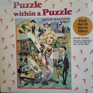 Puzzle Within A Puzzle Movie Madness NEW Sealed 1993 Gil Eisner Marilyn Monroe - Picture 1 of 4