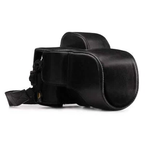 Estuche para cámara MegaGear Fujifilm X-E3 (23 mm y 18-55 mm) de cuero de grano superior siempre listo - Imagen 1 de 27